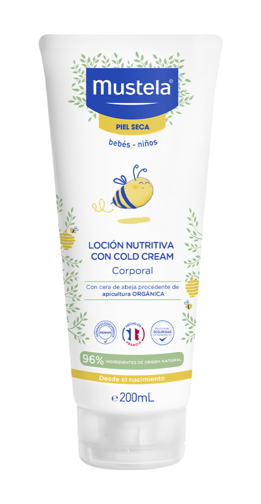 Loción nutritiva corporal con cold cream